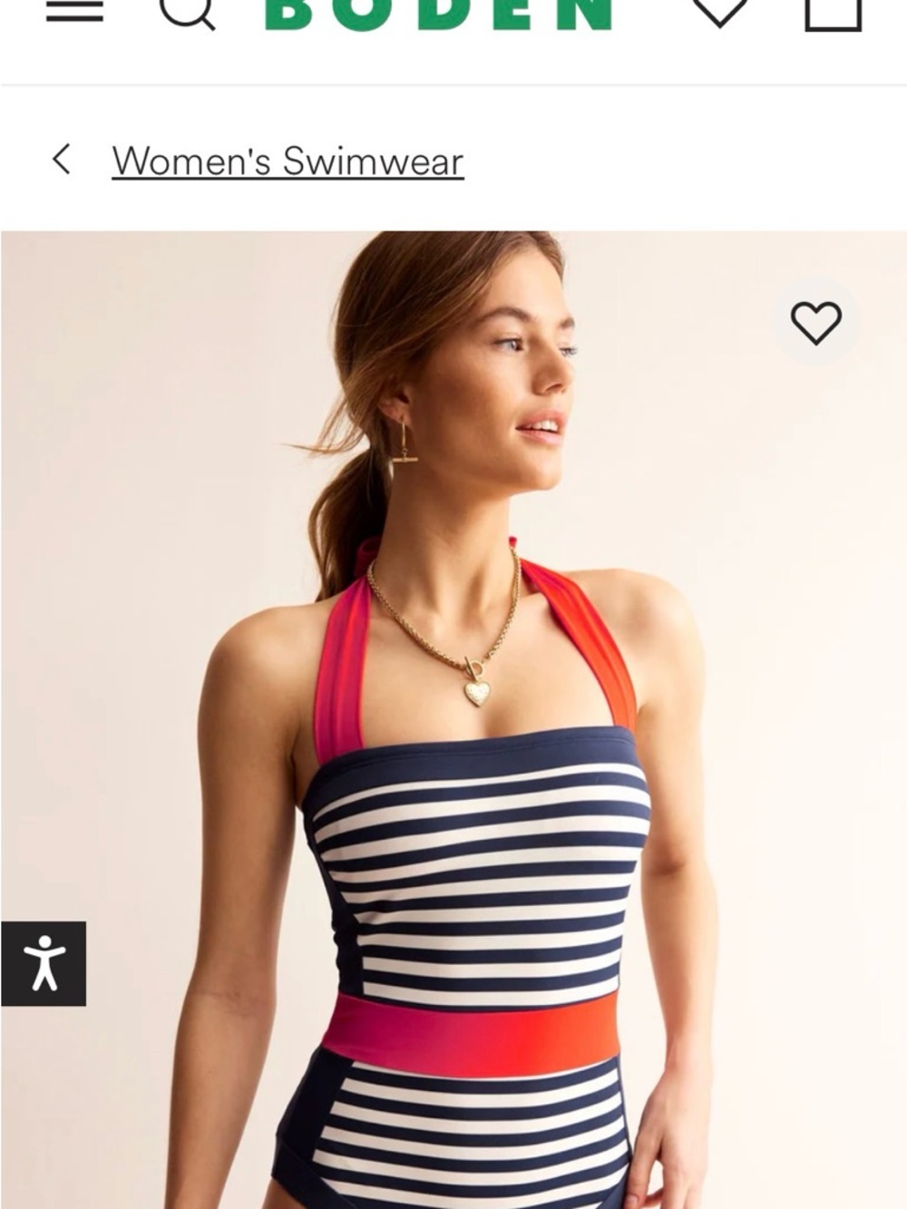 Boden Santorini halterneck swimsuit